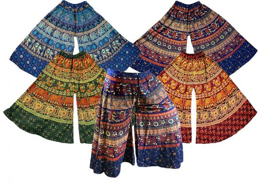 Cotton Palazzo Pants 39 Length